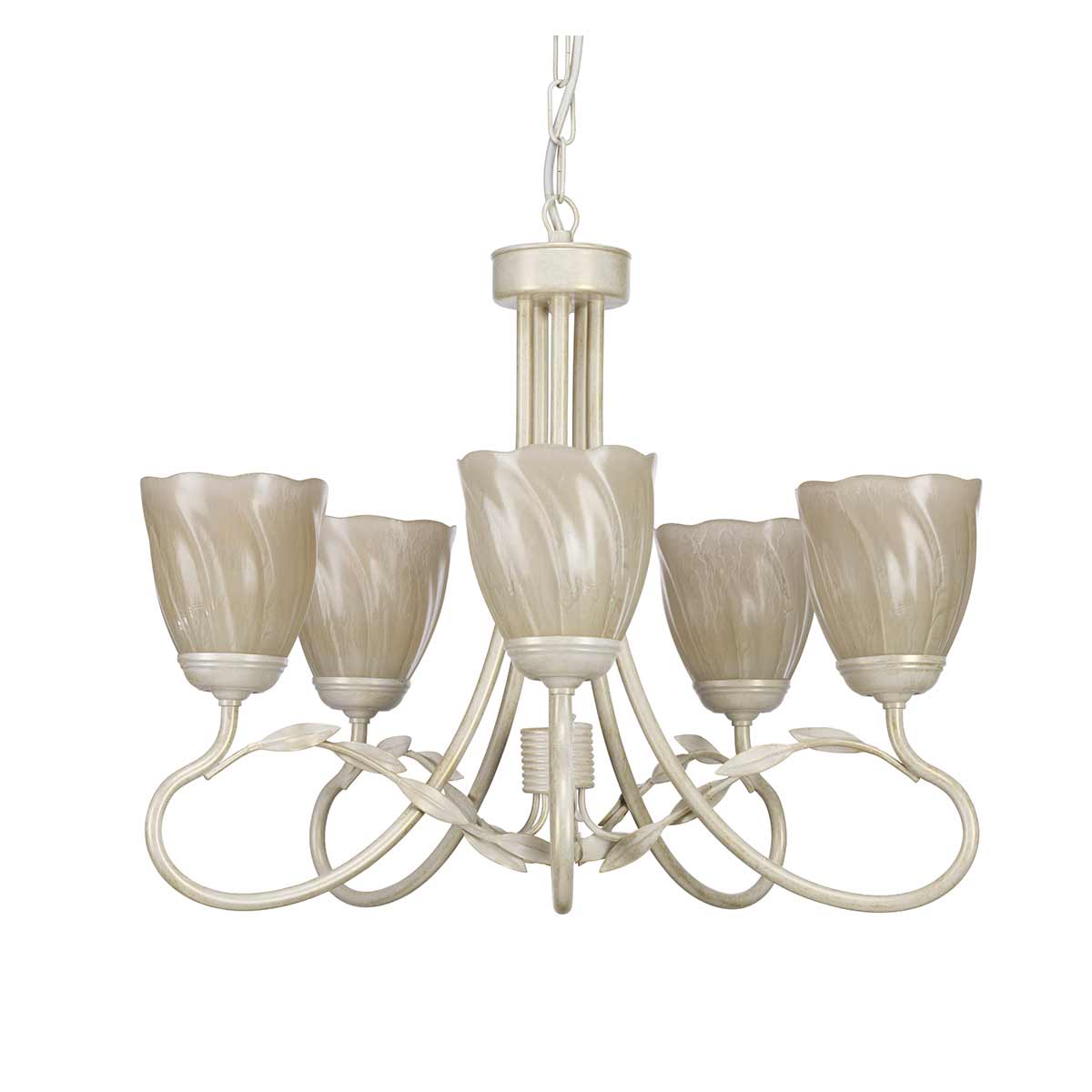 Pendelleuchte Olivia (goldfarben) 5x - Elstead Lighting