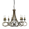 Pendelleuchte Olivia (schwarz) 8x - Elstead Lighting