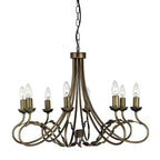 Pendelleuchte Olivia (schwarz) 8x - Elstead Lighting