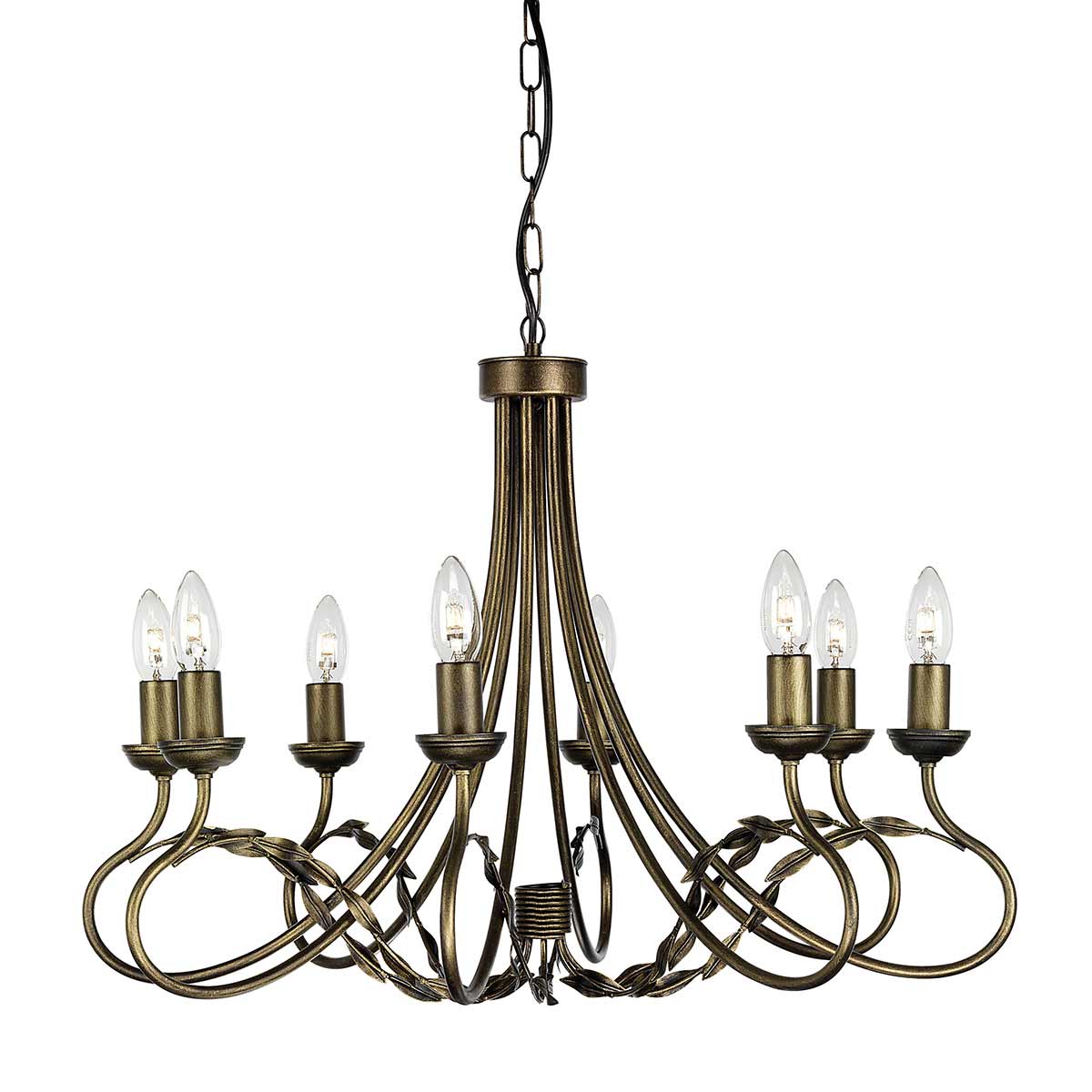 Pendelleuchte Olivia (schwarz) 8x - Elstead Lighting