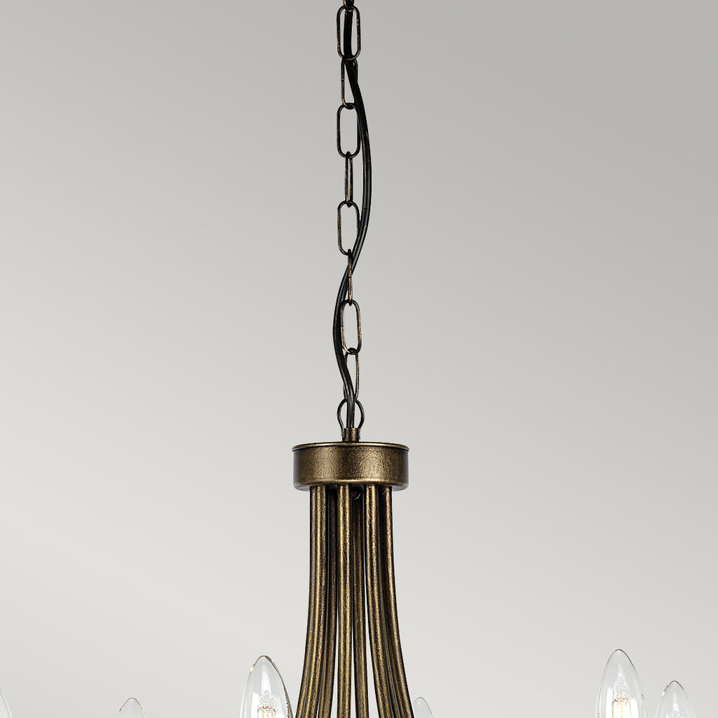 Pendelleuchte Olivia (schwarz) 8x - Elstead Lighting