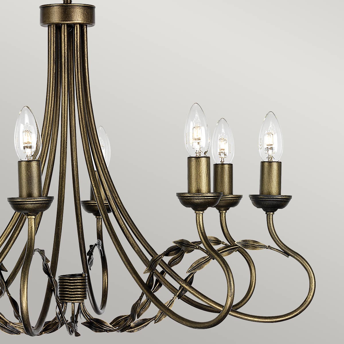 Pendelleuchte Olivia (schwarz) 8x - Elstead Lighting