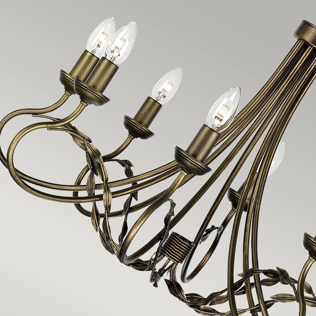 Pendelleuchte Olivia (schwarz) 8x - Elstead Lighting