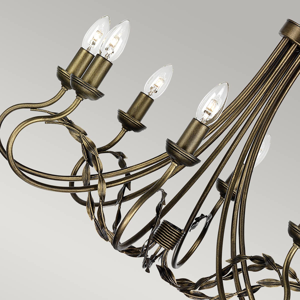 Pendelleuchte Olivia (schwarz) 8x - Elstead Lighting