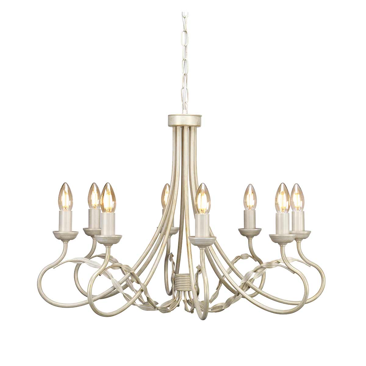 Pendelleuchte Olivia (goldfarben) 8x - Elstead Lighting