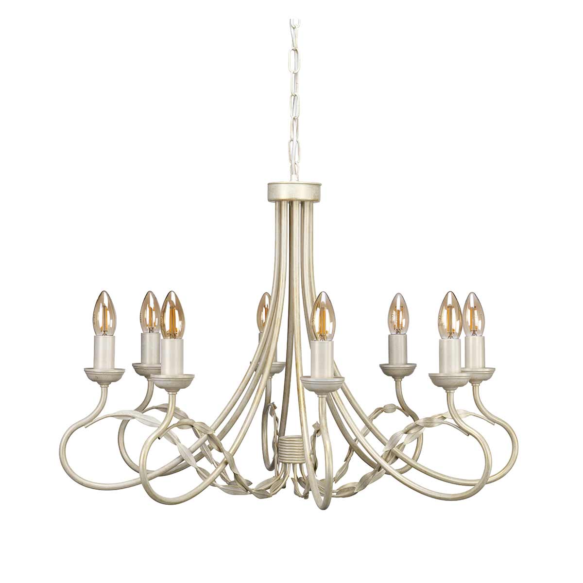 Pendelleuchte Olivia (goldfarben) 8x - Elstead Lighting