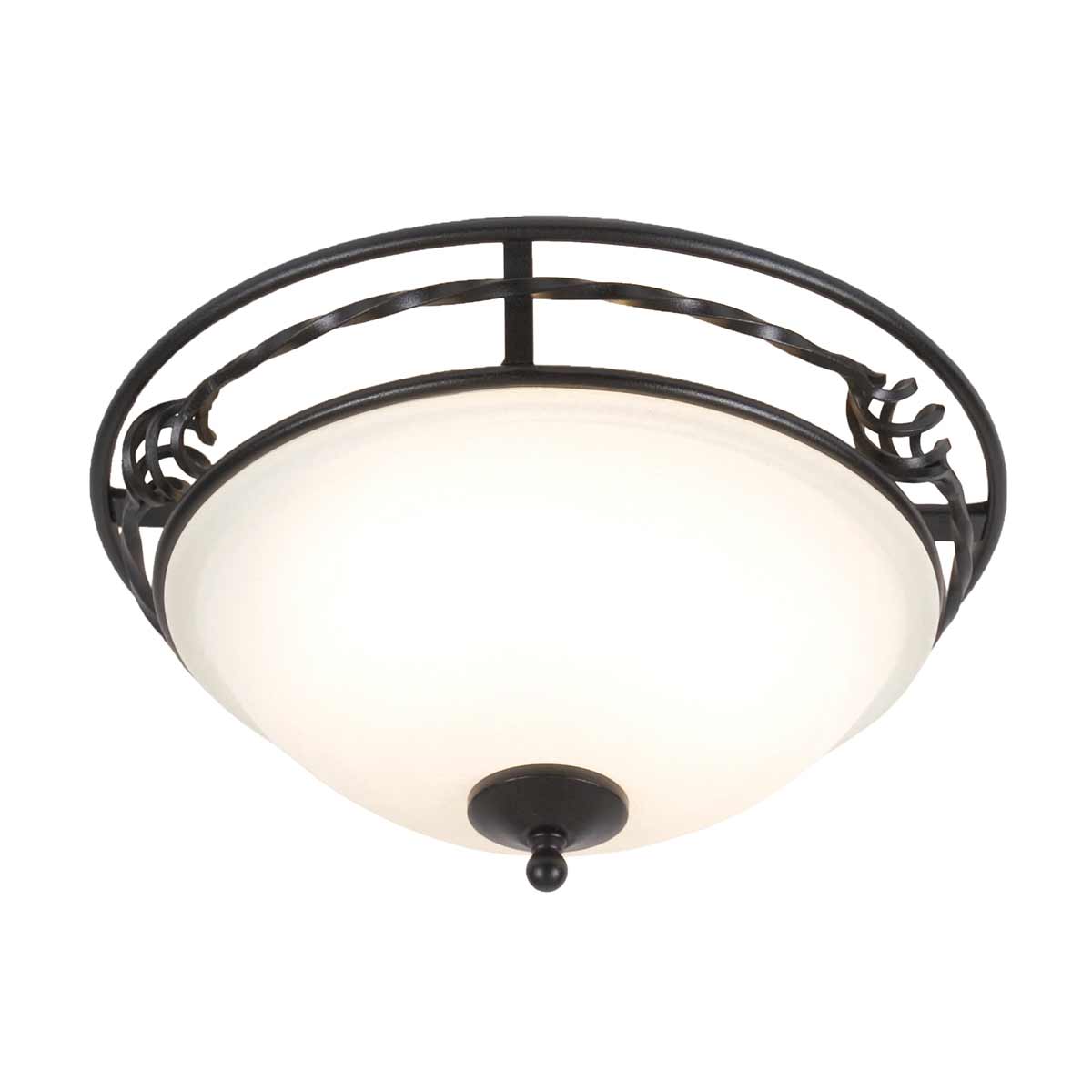 Deckenleuchte Pembroke (schwarz) 2x - Elstead Lighting