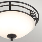 Deckenleuchte Pembroke (schwarz) 2x - Elstead Lighting