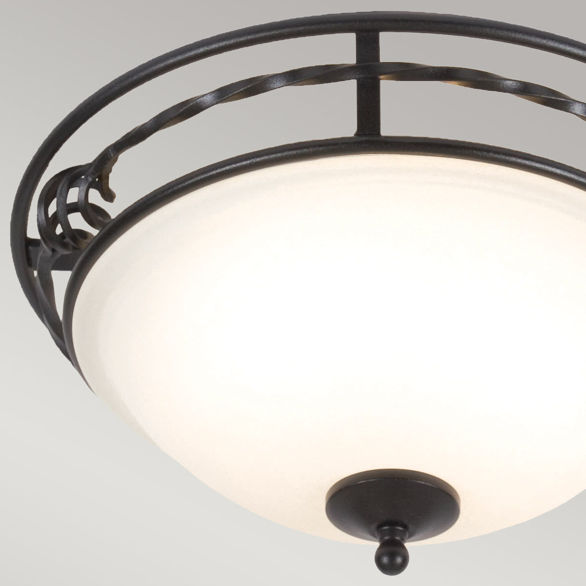 Deckenleuchte Pembroke (schwarz) 2x - Elstead Lighting