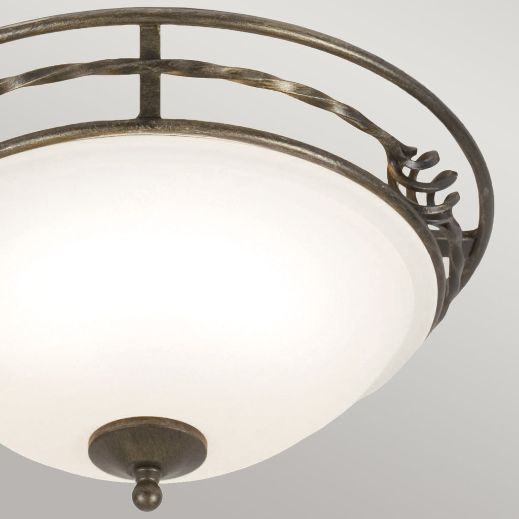 Deckenleuchte Pembroke (schwarz) 2x - Elstead Lighting
