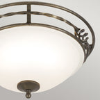 Deckenleuchte Pembroke (schwarz) 2x - Elstead Lighting