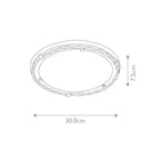 Deckenleuchte Pembroke (schwarz) 1x - Elstead Lighting