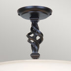 Deckenleuchte Pembroke (schwarz) 3x - Elstead Lighting