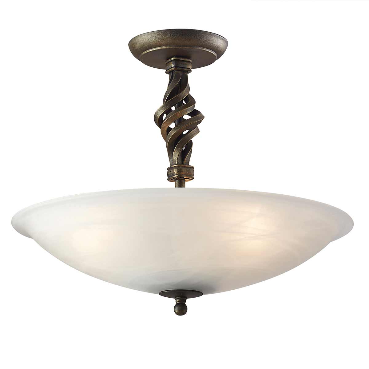 Deckenleuchte Pembroke (schwarz) 3x - Elstead Lighting