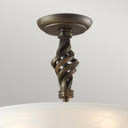 Deckenleuchte Pembroke (schwarz) 3x - Elstead Lighting