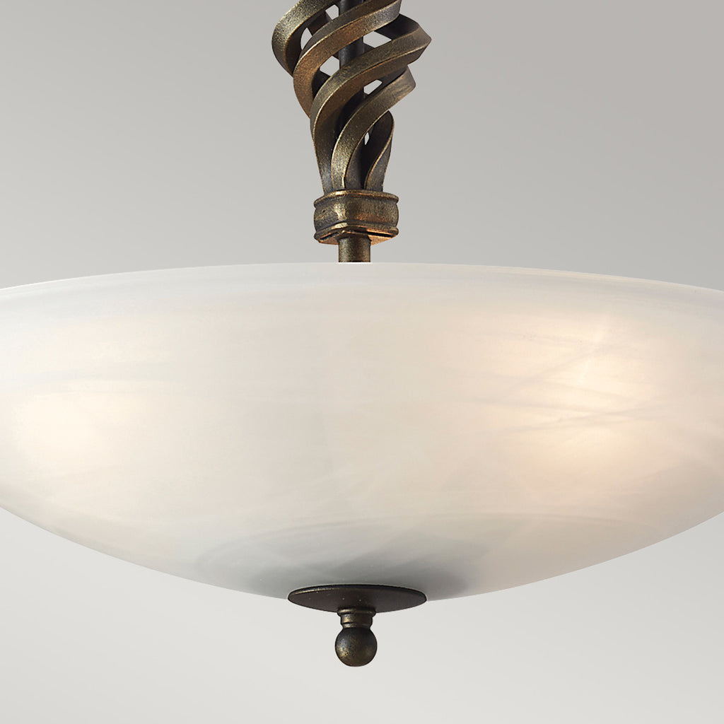 Deckenleuchte Pembroke (schwarz) 3x - Elstead Lighting