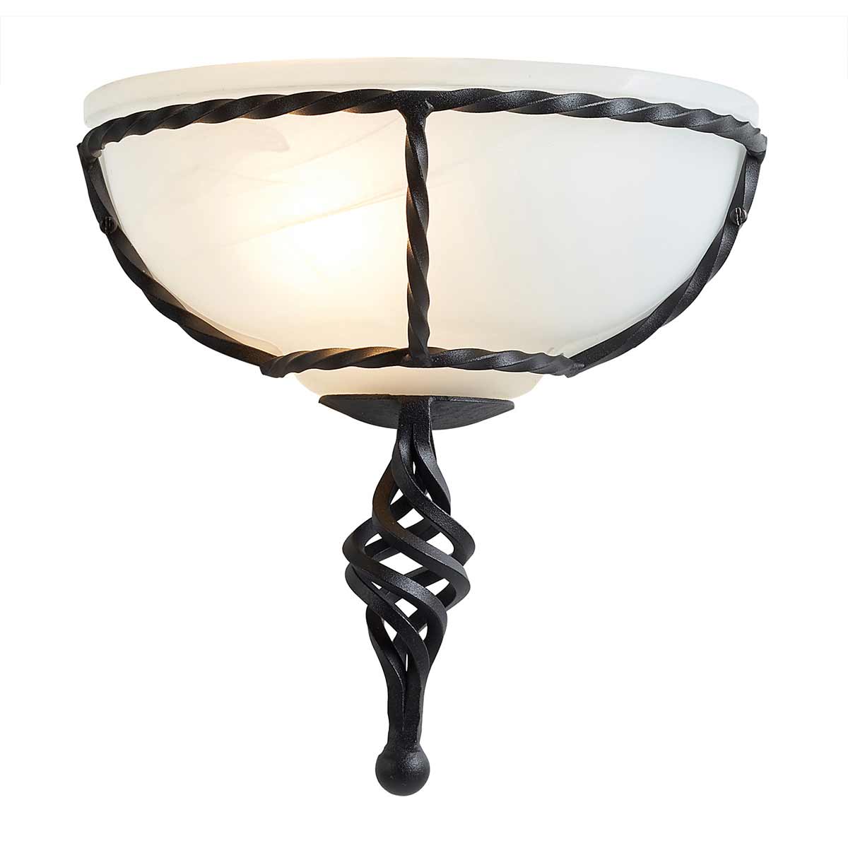 Wandleuchte Pembroke (messingfarben) 1x - Elstead Lighting