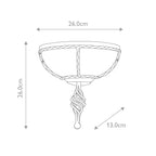 Wandleuchte Pembroke (bronzefarben) 1x - Elstead Lighting