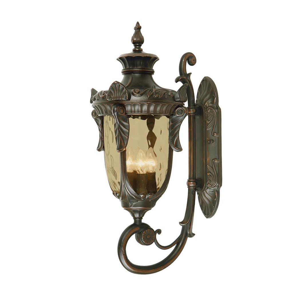 Außen-Wandleuchte Philadelphia (bronzefarben) 3x - Elstead Lighting