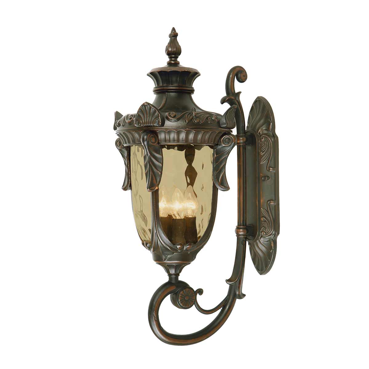 Außen-Wandleuchte Philadelphia (bronzefarben) 3x - Elstead Lighting