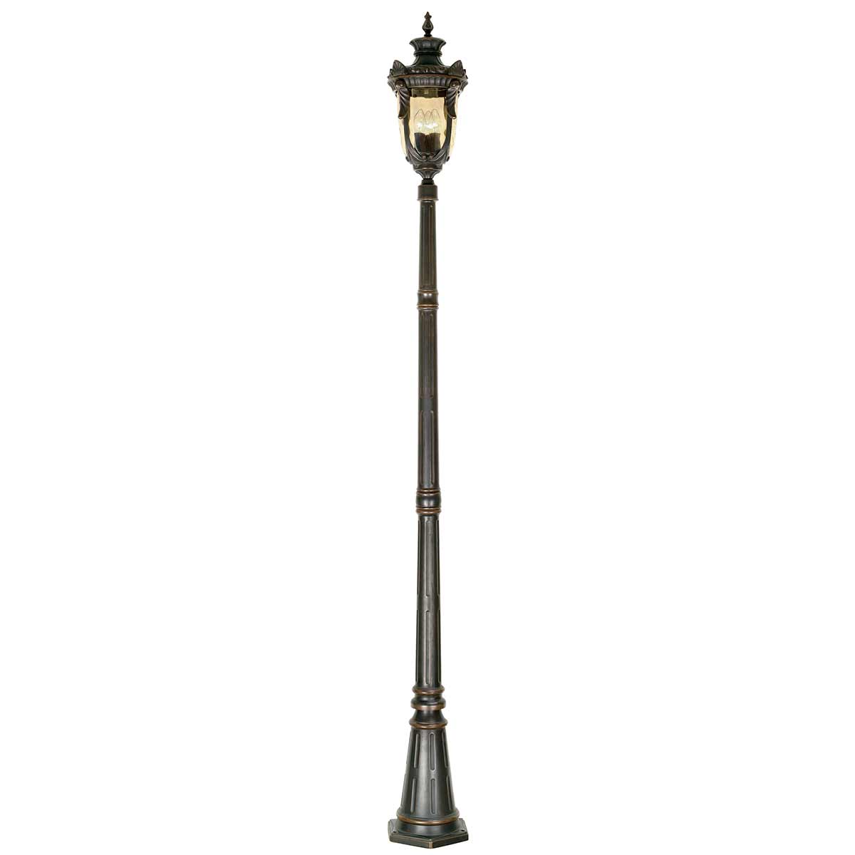 Außen-Stehleuchte Philadelphia (bronzefarben) 3x - Elstead Lighting