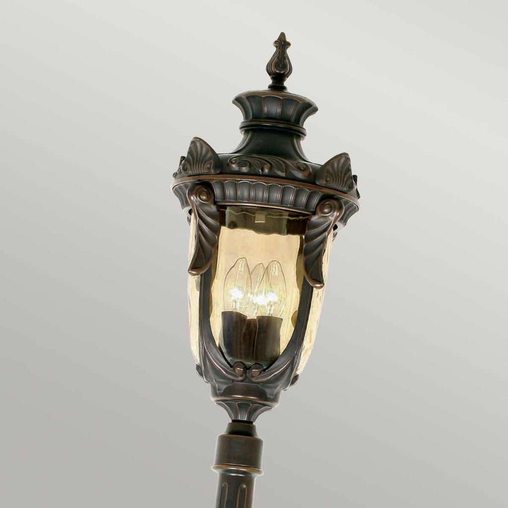 Außen-Stehleuchte Philadelphia (bronzefarben) 3x - Elstead Lighting