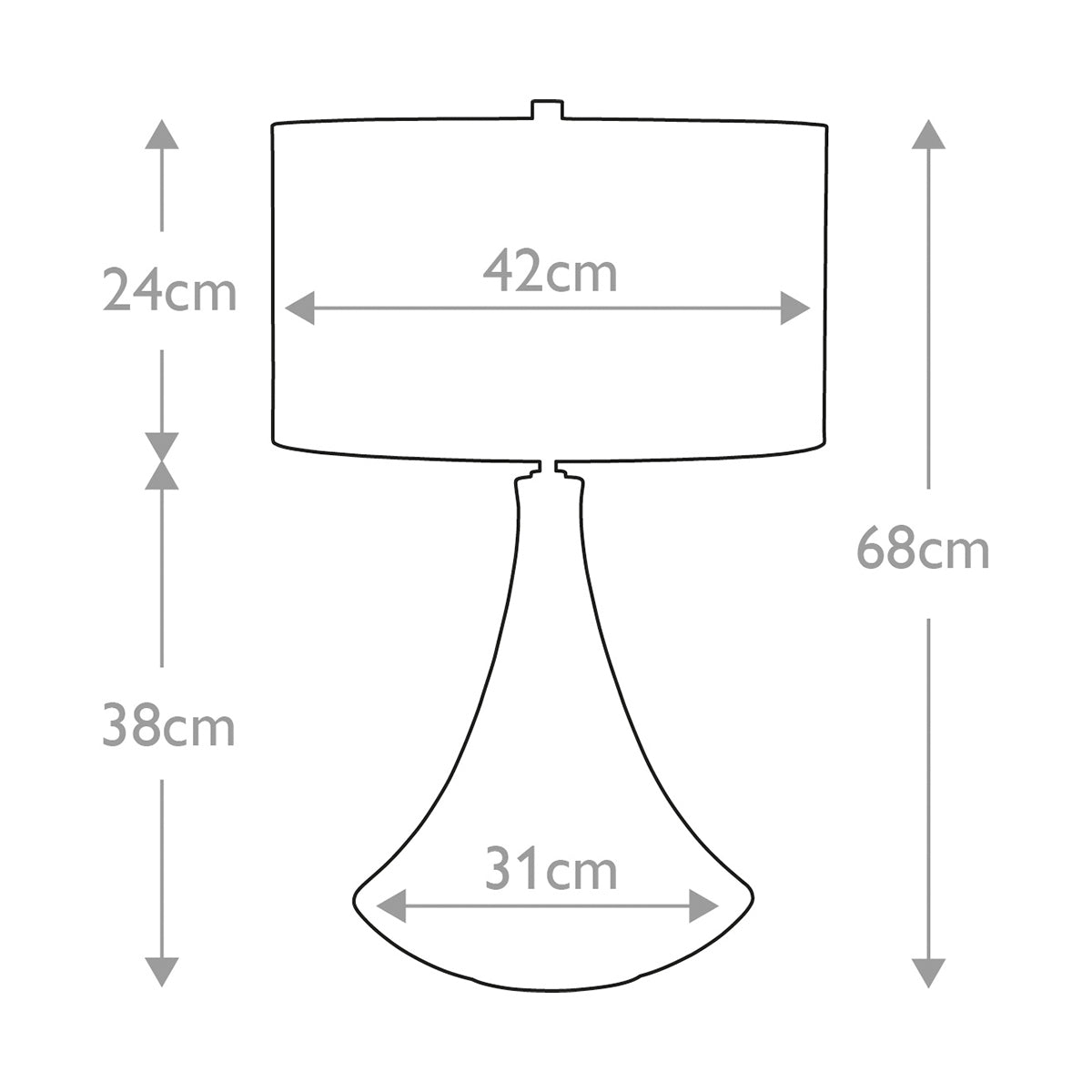Tischleuchte Pinner (schwarz) 1x - Elstead Lighting