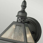 Außen-Wandleuchte Polruan (schwarz) 1x - Elstead Lighting