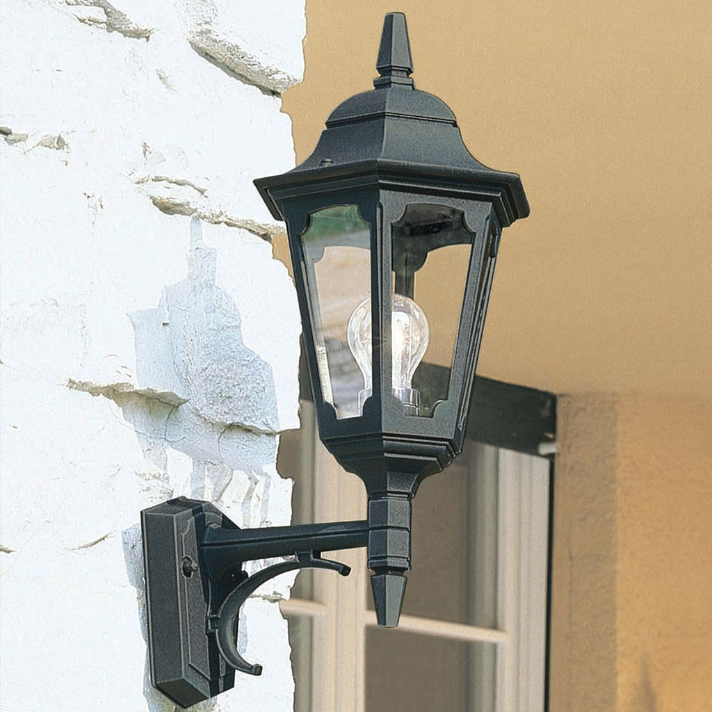 Außen-Wandleuchte Parish (schwarz) 1x - Elstead Lighting