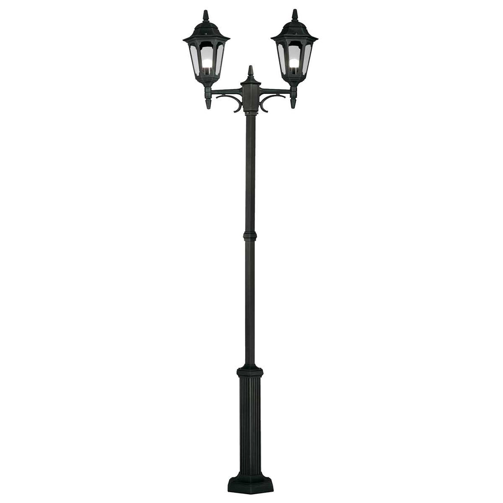 Außen-Stehleuchte Parish (schwarz) 2x - Elstead Lighting