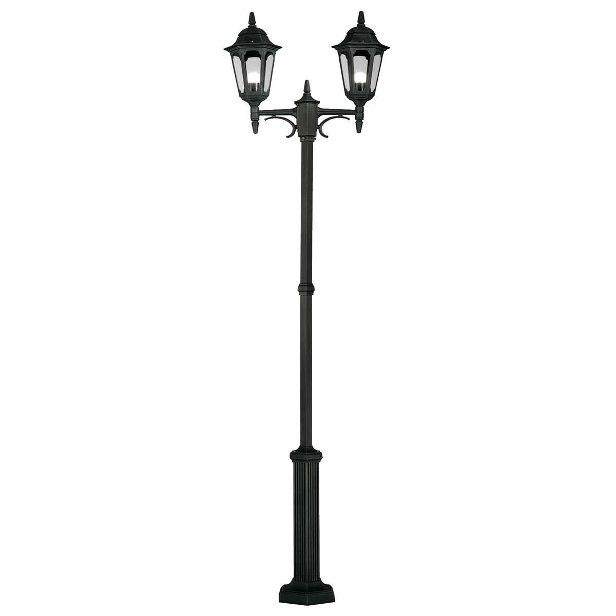 Außen-Stehleuchte Parish (schwarz) 2x - Elstead Lighting