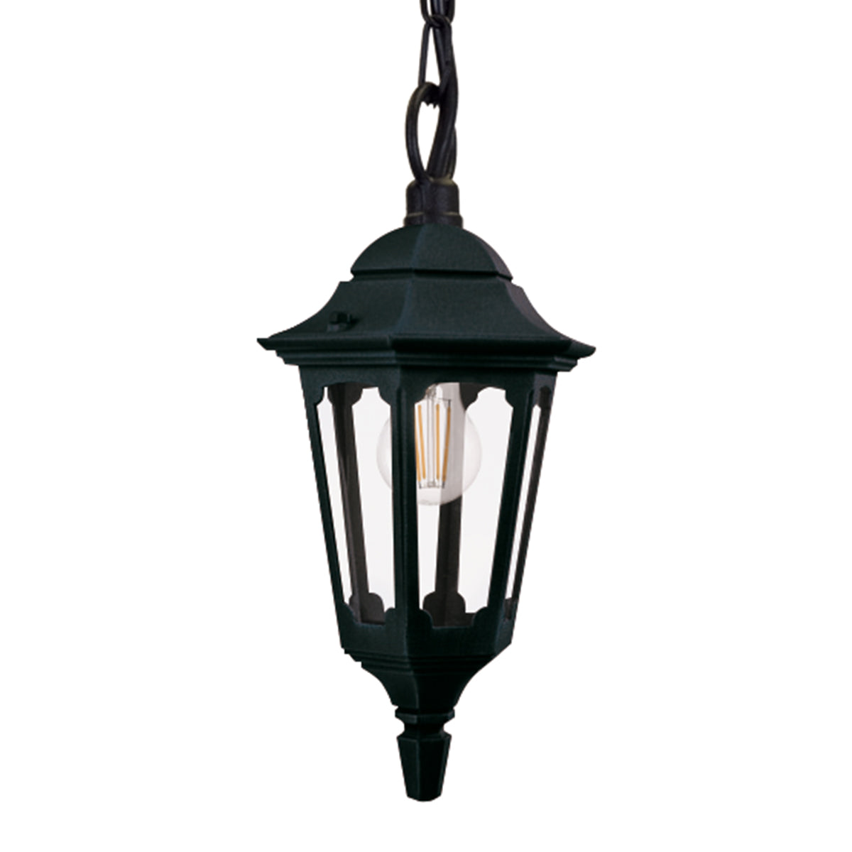 Außen-Pendelleuchte Parish (schwarz) 1x - Elstead Lighting