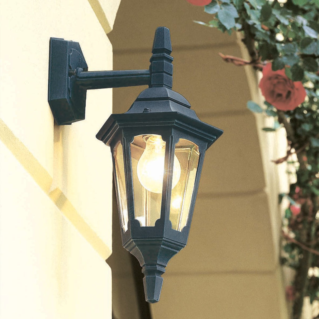 Außen-Wandleuchte Parish Mini (schwarz) 1x - Elstead Lighting
