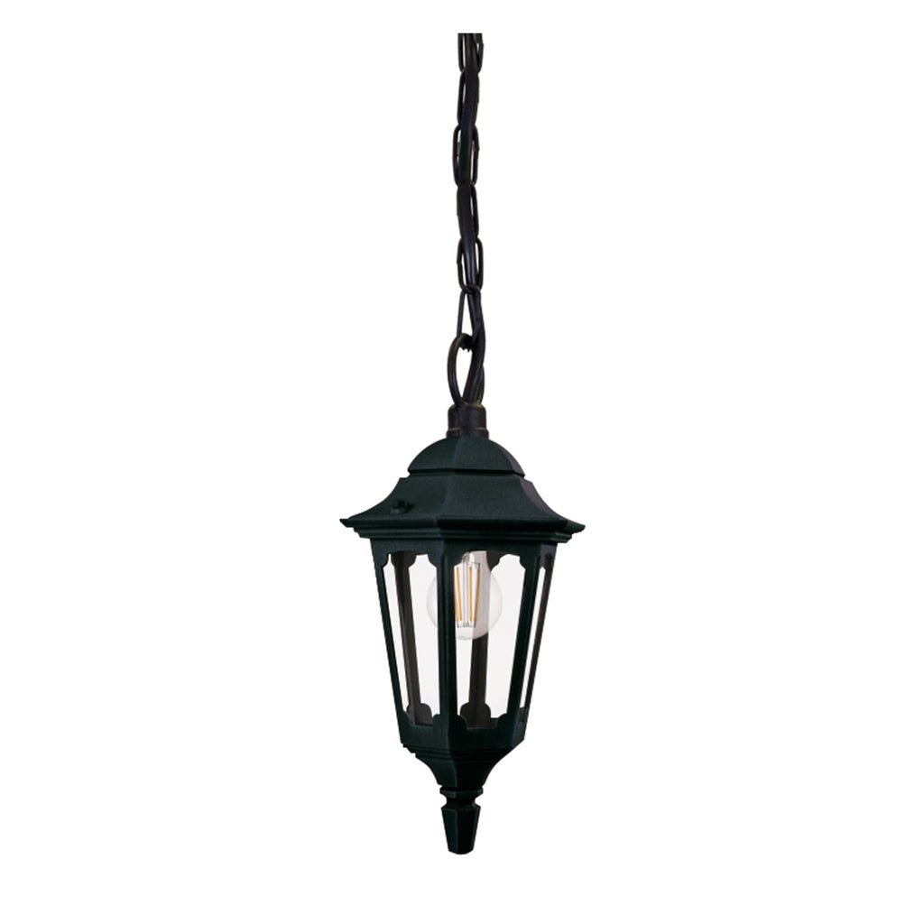 Außen-Pendelleuchte Parish Mini (schwarz) 1x - Elstead Lighting