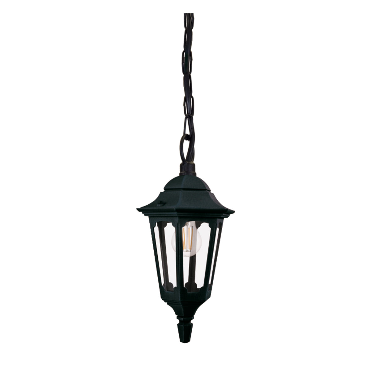 Außen-Pendelleuchte Parish Mini (schwarz) 1x - Elstead Lighting