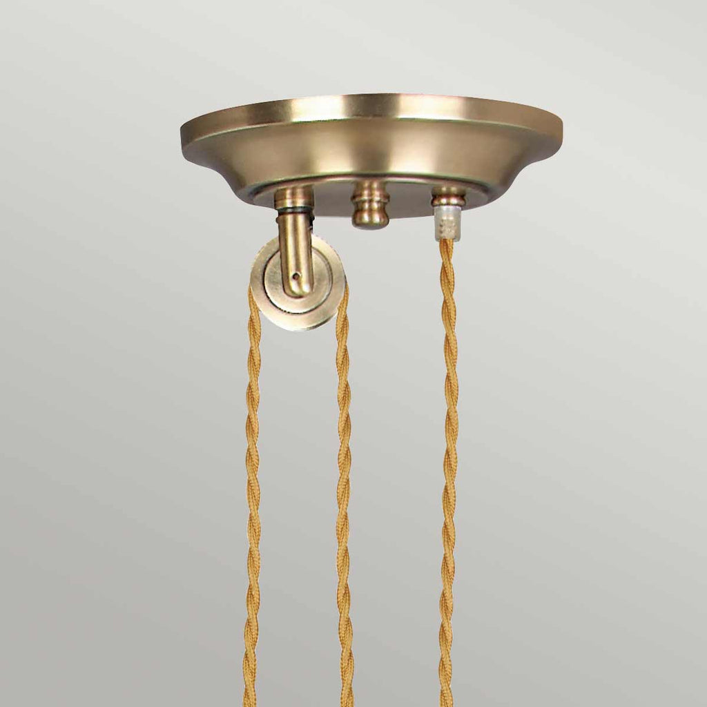 Pendelleuchte Provence (messingfarben) 1x - Elstead Lighting