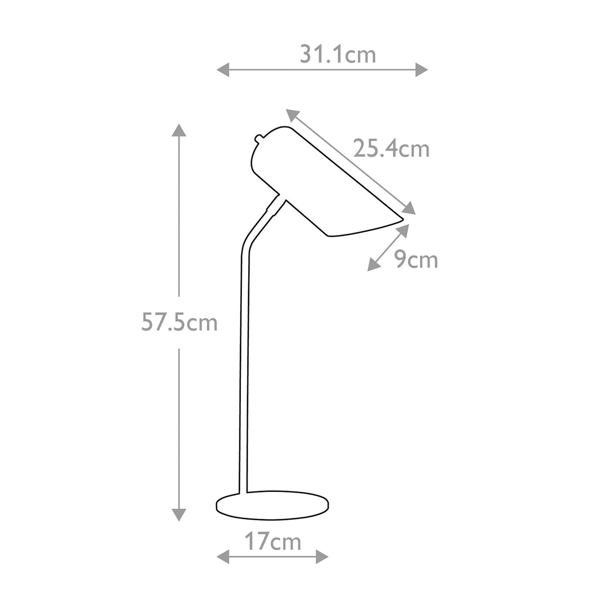 Tischleuchte Quinto (bronzefarben) 1x - Elstead Lighting