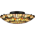 Deckenleuchte Alcott (bronzefarben) 2x - Elstead Lighting
