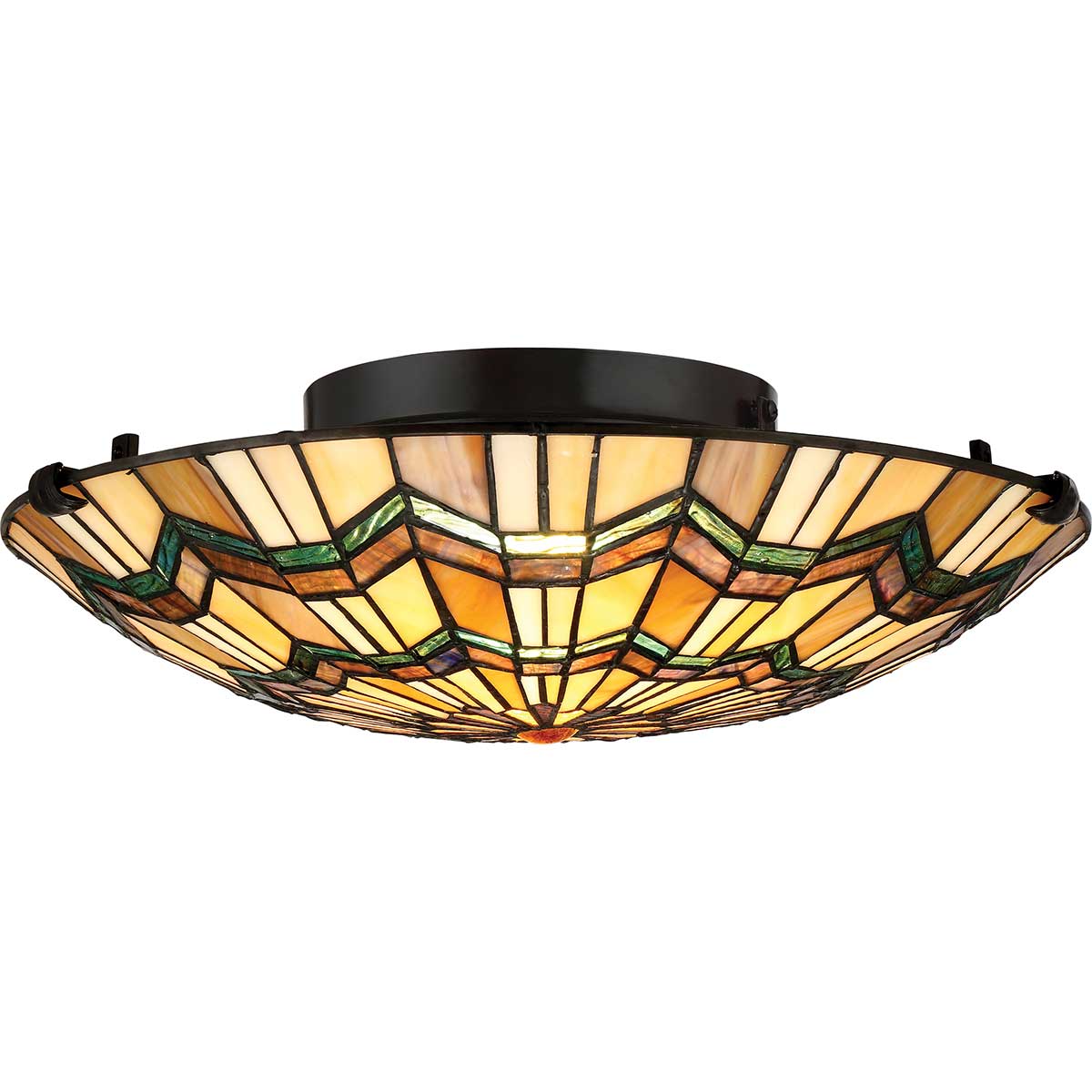 Deckenleuchte Alcott (bronzefarben) 2x - Elstead Lighting