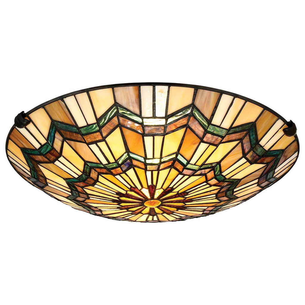 Deckenleuchte Alcott (bronzefarben) 2x - Elstead Lighting