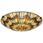 Deckenleuchte Alcott (bronzefarben) 2x - Elstead Lighting