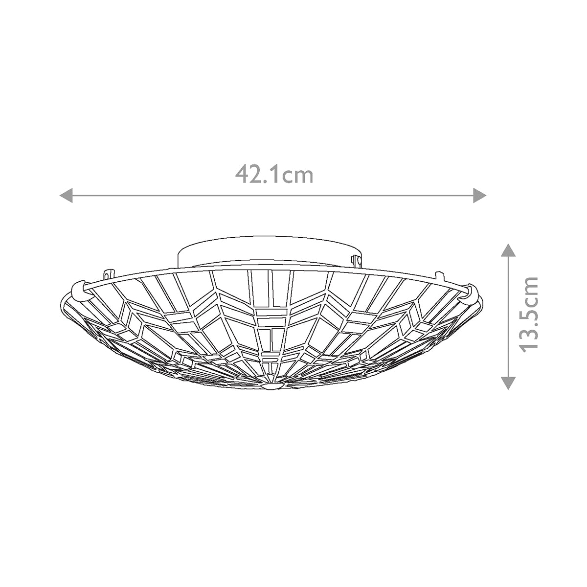 Deckenleuchte Alcott (bronzefarben) 2x - Elstead Lighting