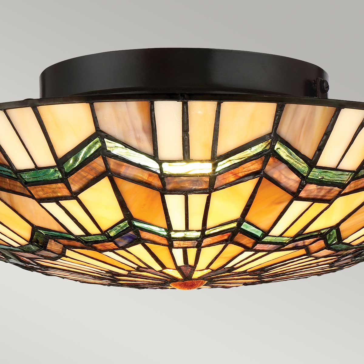 Deckenleuchte Alcott (bronzefarben) 2x - Elstead Lighting