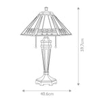 Tischleuchte Arden (bronzefarben) 2x - Elstead Lighting