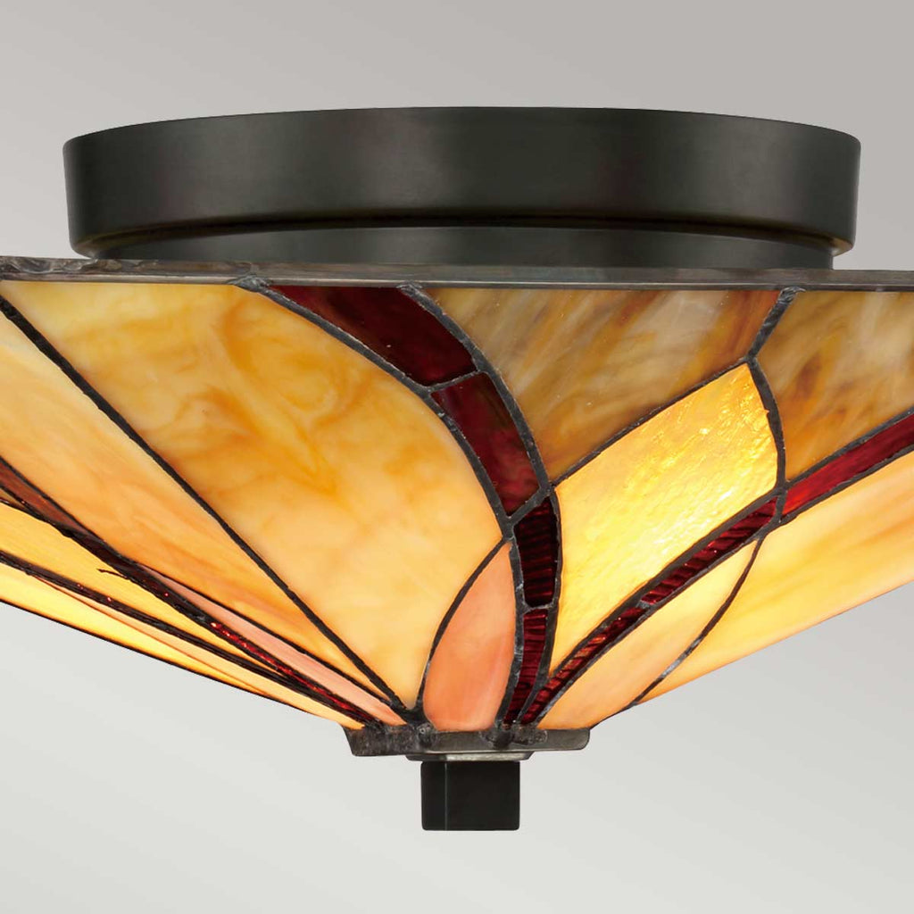 Tischleuchte Asheville (bronzefarben) 2x - Elstead Lighting