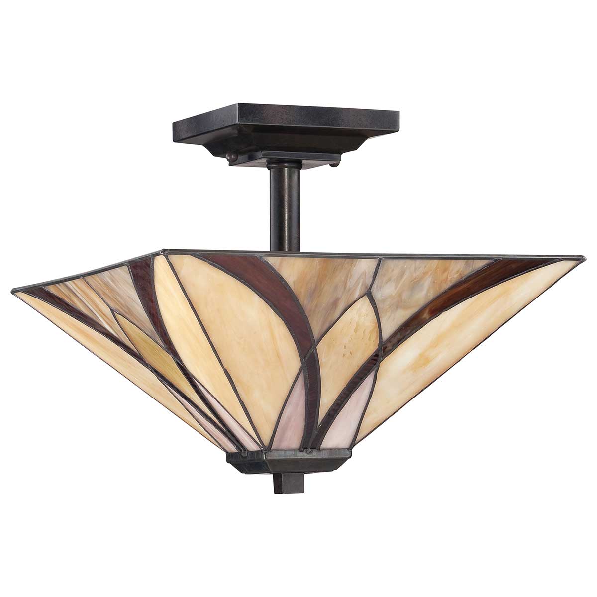 Deckenleuchte Asheville (bronzefarben) 2x - Elstead Lighting