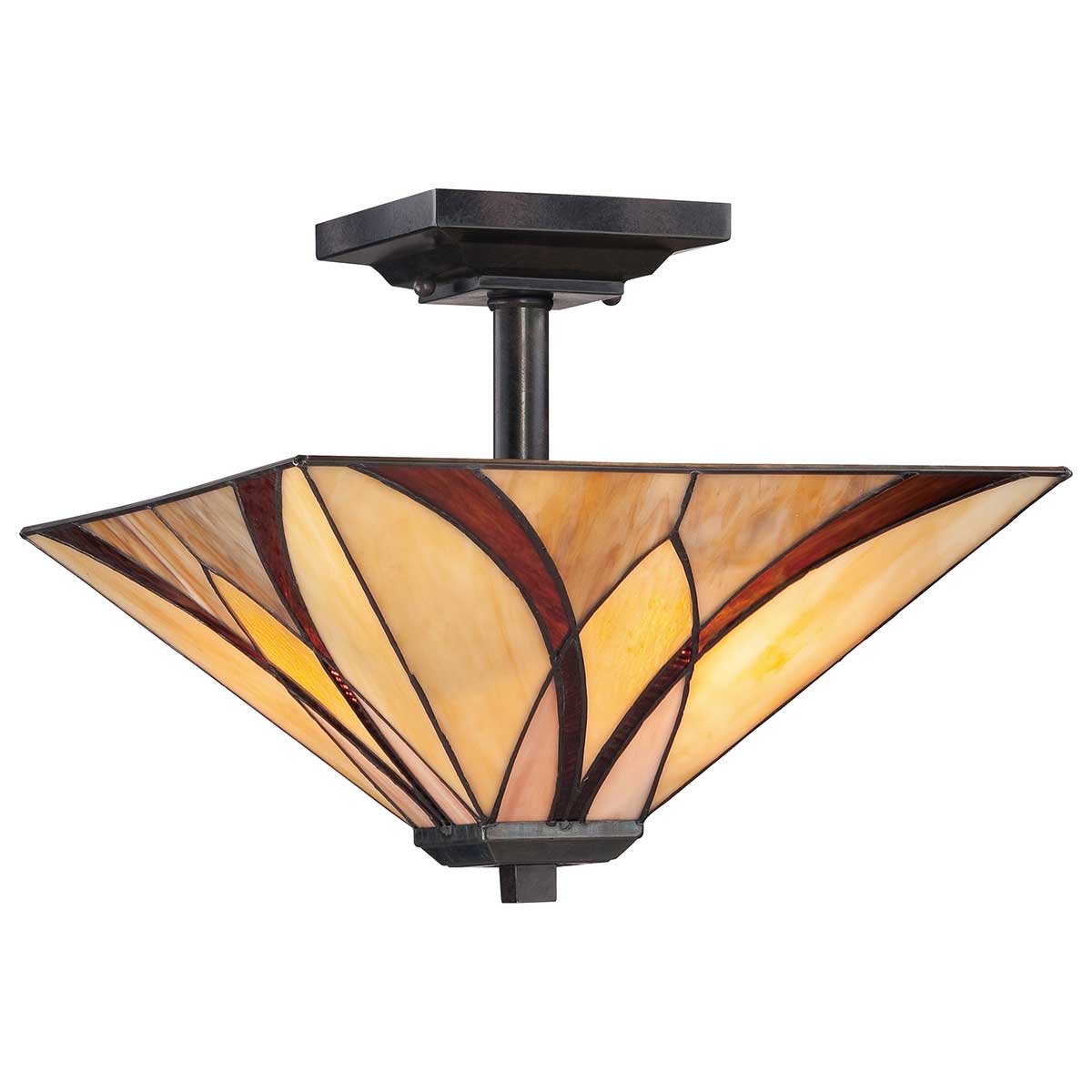 Deckenleuchte Asheville (bronzefarben) 2x - Elstead Lighting