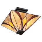 Deckenleuchte Asheville (bronzefarben) 2x - Elstead Lighting