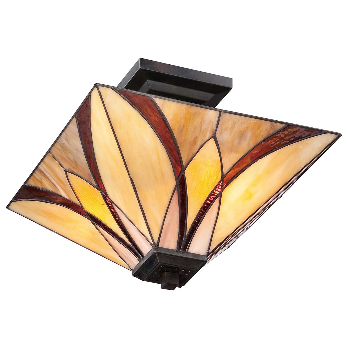 Deckenleuchte Asheville (bronzefarben) 2x - Elstead Lighting