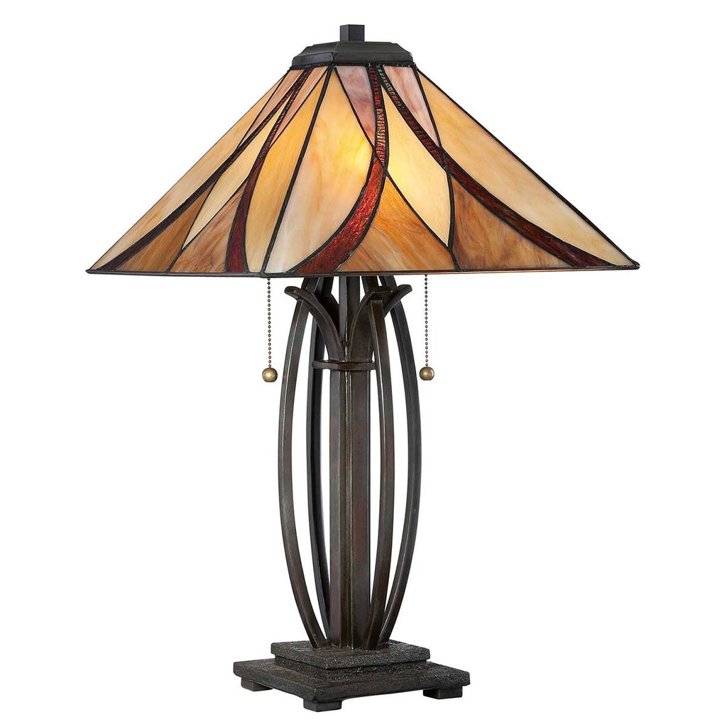 Tischleuchte Asheville (bronzefarben) 2x - Elstead Lighting